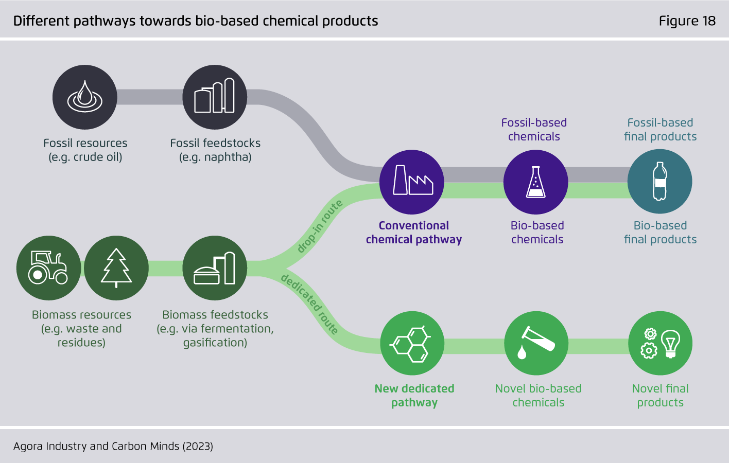 Preview for Different pathways towards bio-based chemical products